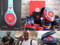 casque monster beat by dre studio super hommes red blue,pas cher superhommes casque monster beat by dre studio